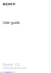 Sony Xperia C4 User Manual