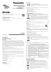 Panasonic FZ-VKB402 Series Operating Instructions Manual