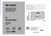Sharp CD-BK3200V Operation Manual