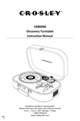 Crosley CR8009B Instruction Manual