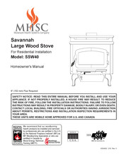 MHSC Savannah SSW40 Homeowner's Manual