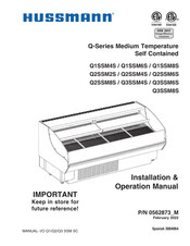 Hussmann Q2SSM2S Installation & Operation Manual