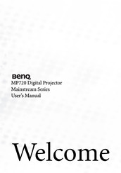 BenQ Mainstream MP720 User Manual