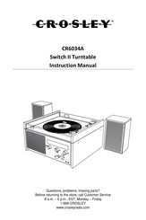 Crosley CR6034A Instruction Manual
