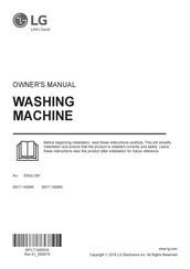 LG WV7-1409W Owner's Manual