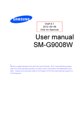 Samsung SM-G9008W User Manual
