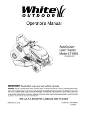 White Outdoor AutoCruise LT-1855 Operator's Manual