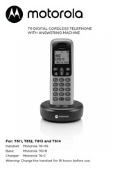 Motorola T6 Series Manual