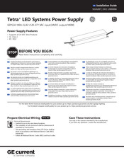 Ge Tetra GEPS24-100U-GLX2 Installation Manual