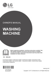 LG F4J9FHP2S Owner's Manual