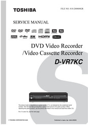 Toshiba D-VR7KC Service Manual