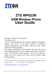Zte WP623N User Manual