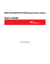 Texas Instruments MSP430FR5739 User Manual