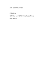 Zte A261+ User Manual