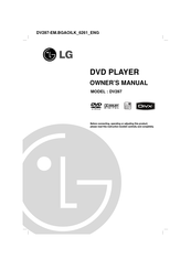 LG DV287-EM Owner's Manual