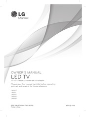 LG 32LN5100-TA.SMNYLJK Owner's Manual