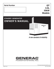 Generac Power Systems QT05030AVAN Owner's Manual