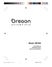 Oregon Scientific MP306 User Manual