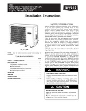 Bryant PREFERRED 538B Series Installation Instructions Manual