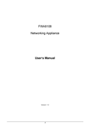 IBASE Technology FWA8108 User Manual