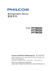 Philco PFTM43SI Instruction Manual