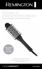 Remington Volume Up Straightening Brush Use & Care Manual