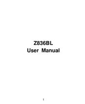 Zte Z836BL User Manual