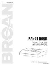 Broan BNDF1 Series Installation Use And Care Manual