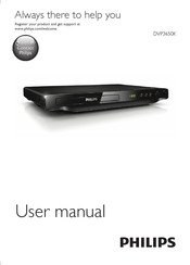 Philips DVP3650KX/77 User Manual