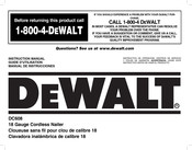 DeWalt DC608B Instruction Manual