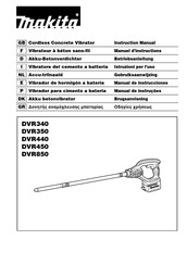 Makita DVR450Z Instruction Manual