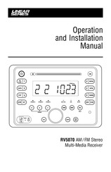 Magnadyne RV5070 Operation And Installation Manual