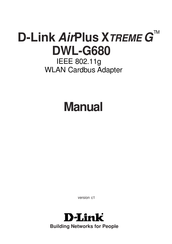 D-Link AirPlus XTREME G DWL-G680 Manual