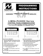 NAPCO LIBRA LIB-P432EX Programming Instructions Manual