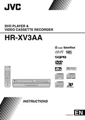 JVC HR-XV3AA Instructions Manual