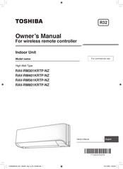 Toshiba RAV-RM401KRTP-NZ Owner's Manual
