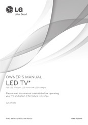 LG 32LN5100-MB Owner's Manual