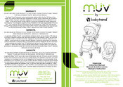 Baby Trend MUV Tango Pro Travel TS04 M Series Instruction Manual