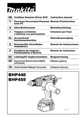 Makita BHP458RFJ Instruction Manual
