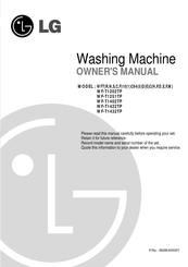 LG WF-T1251TP Owner's Manual