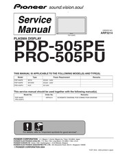 Pioneer PRO505PU Quick Start Manual