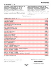 Scotsman MDT6N90W-1 Service Manual