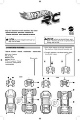 Mattel Hot Wheels RC X2667 User Manual
