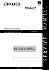 Aiwa XR-M22 Service Manual