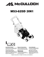 McCulloch M53-625D Instruction Manual