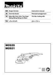 Makita M0920G Instruction Manual