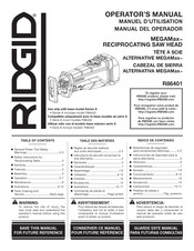 RIDGID MEGAMax R86401 Operator's Manual
