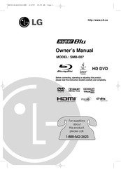 LG super Blu SMB-007 Owner's Manual