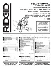 RIDGID R41222 Operator's Manual