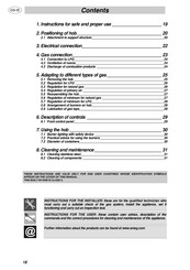 Smeg PTV64ES Instructions Manual